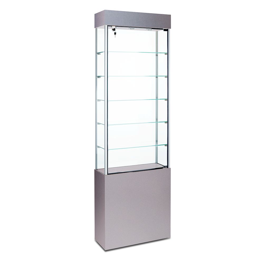 Tower showcase for display products.