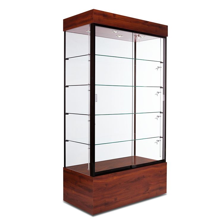 Tower showcase for display products.