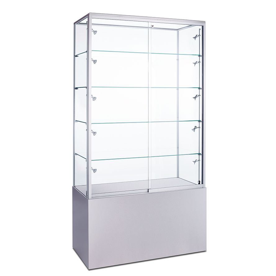 Tower showcase for display products.