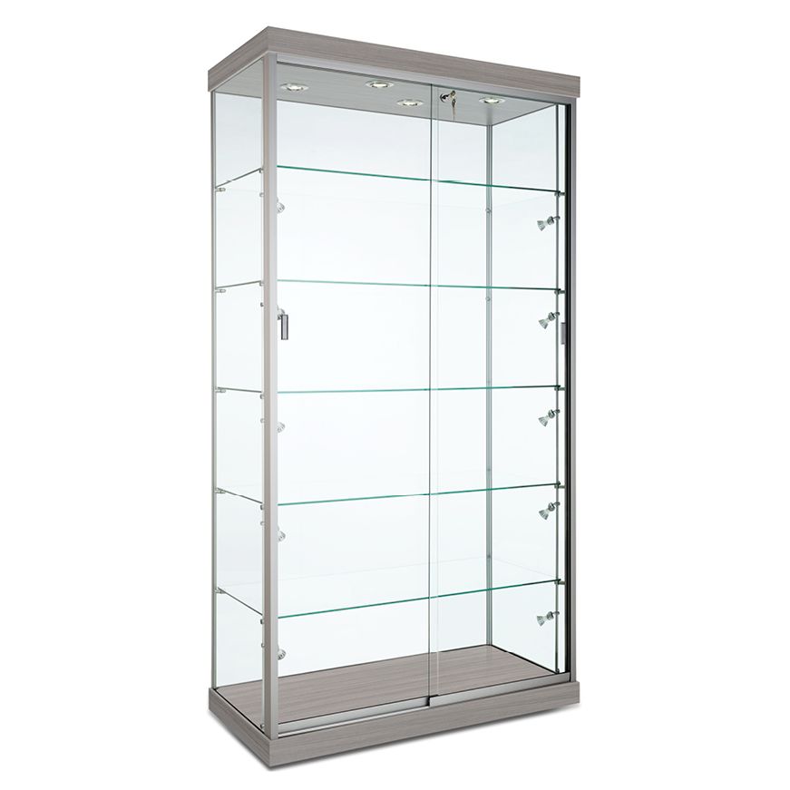 Tower showcase for display products.