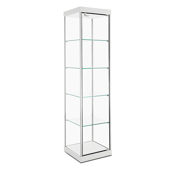 Tower showcase for display products.