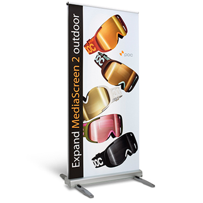 Expand MediaScreen Outdoor Retractable Banner Stand