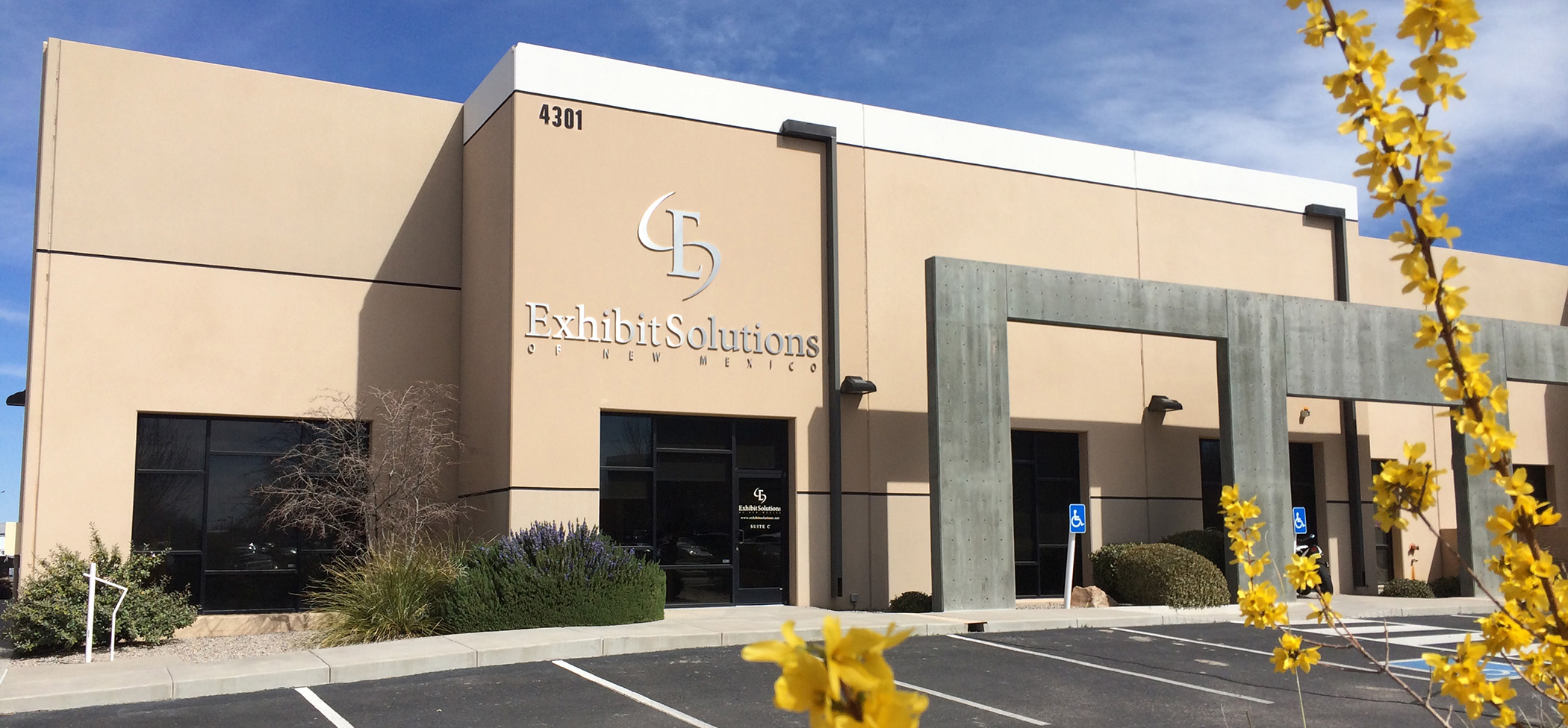 Exhibit Solutions of New Mexico building front.