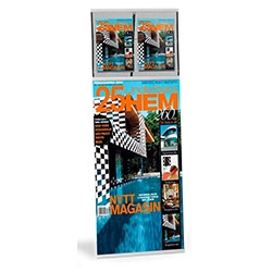 Expand brochure banner with 2 pockets for literture and integrated banner.