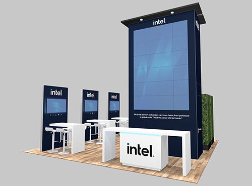 Featherlite Medallion tradeshow display