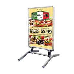 Spring Snap Sign Stand